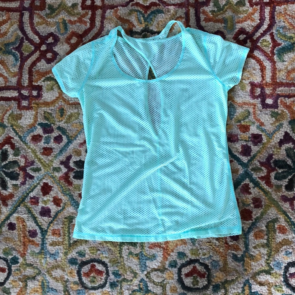 Mesh cut out tee